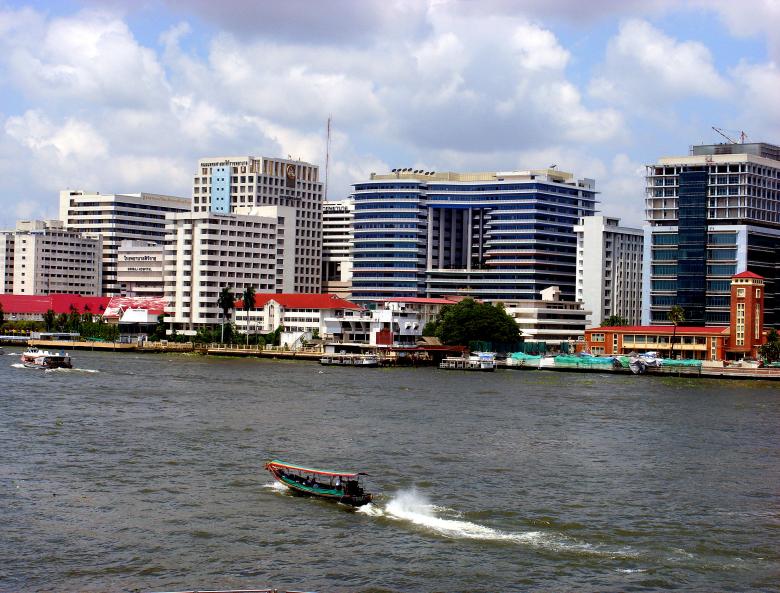 Free stock image of Boat on Chao Phraya River, Bangkok created by Chas Mac