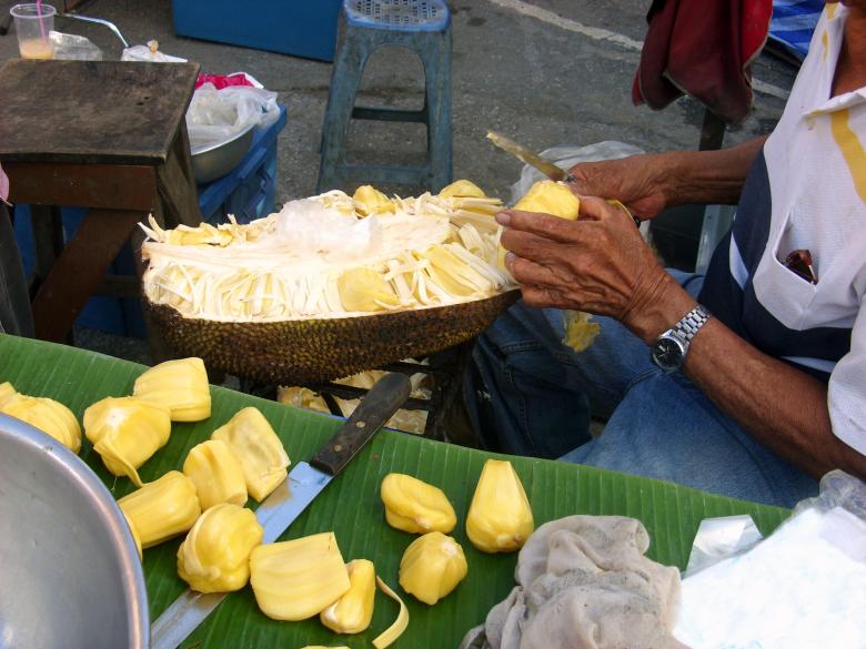 Free stock image of Jackfruit preparation created by Chas Mac
