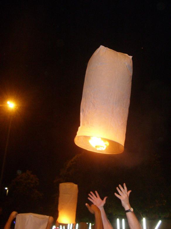 Free stock image of Sky Lantern created by Chas Mac