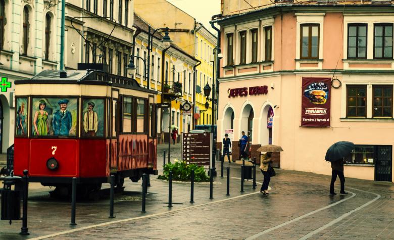 Free stock image of Replica tram Sanok SW1   created by Konrad Krajewski