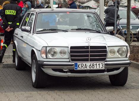 White Mercedes
