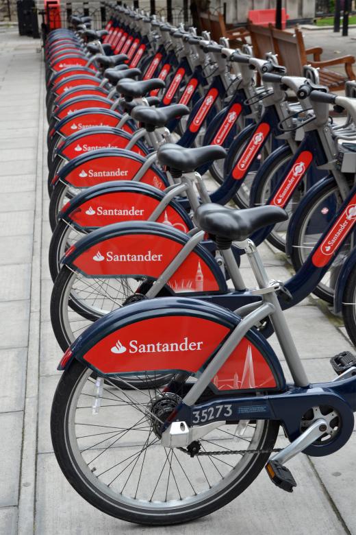 Free stock image of Santander bikes created by Tomas Adomaitis