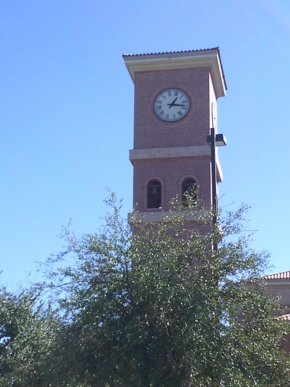Free stock image of Brick clock tower created by MAKAKIKUS