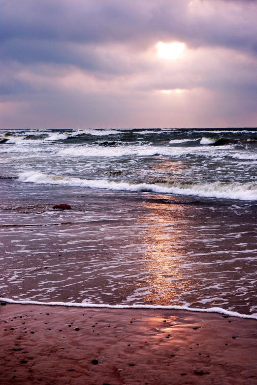 Free stock image of Cold winter by the Sea created by HappyEnd