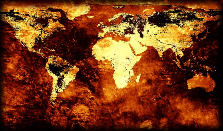 Free stock image of Rusty world map created by HappyEnd