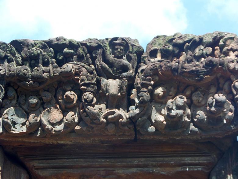 Free stock image of Ancient Hindu temple carvings created by Chas Mac