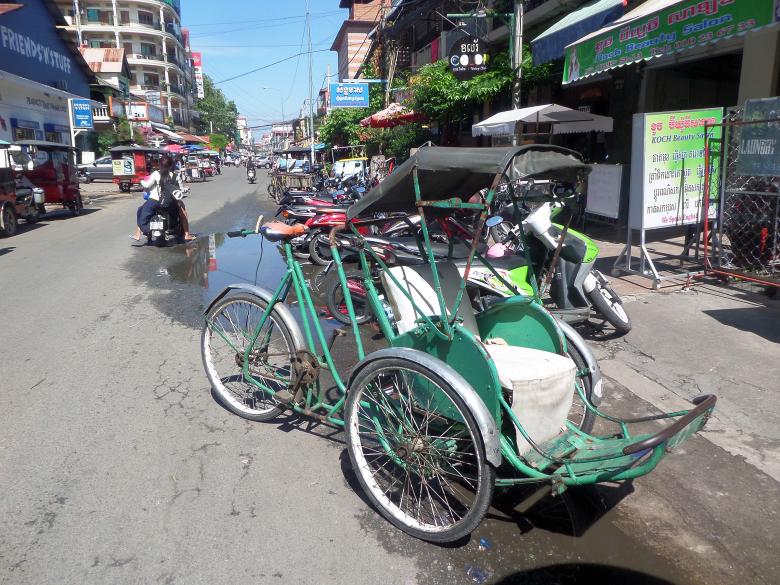 Free stock image of Cambodian cyclos created by Chas Mac