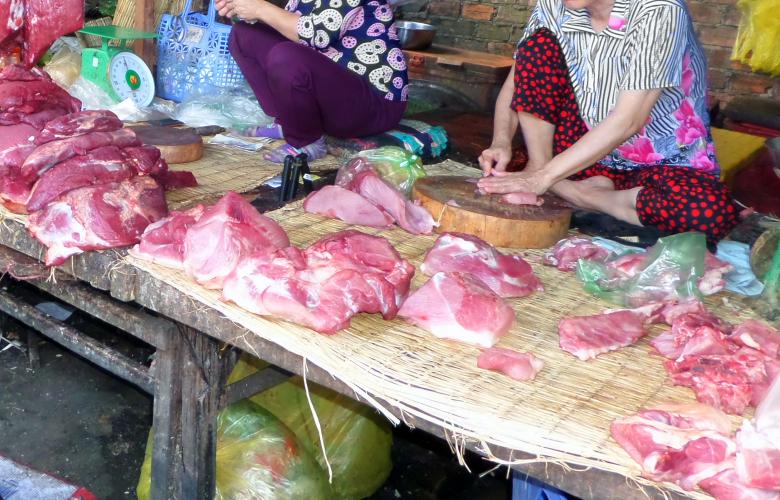 Free stock image of Market meat stall created by Chas Mac