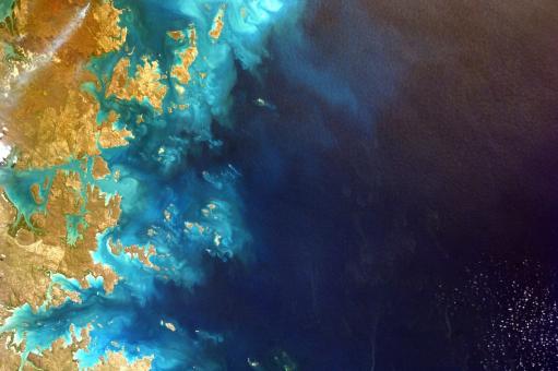 Free Stock Photo of Aerial shot of Australia