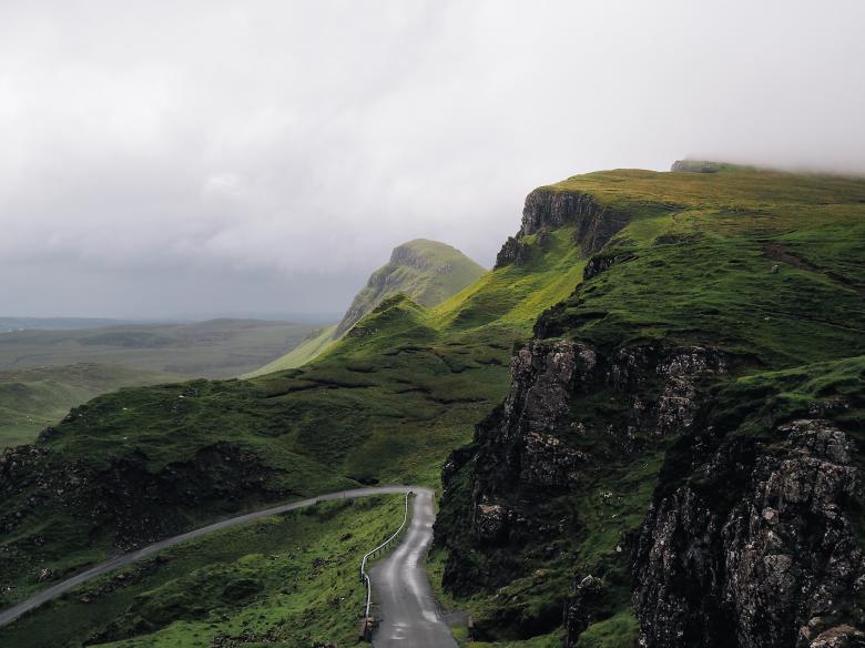 Free stock image of Curved Mountain Road created by Unsplash