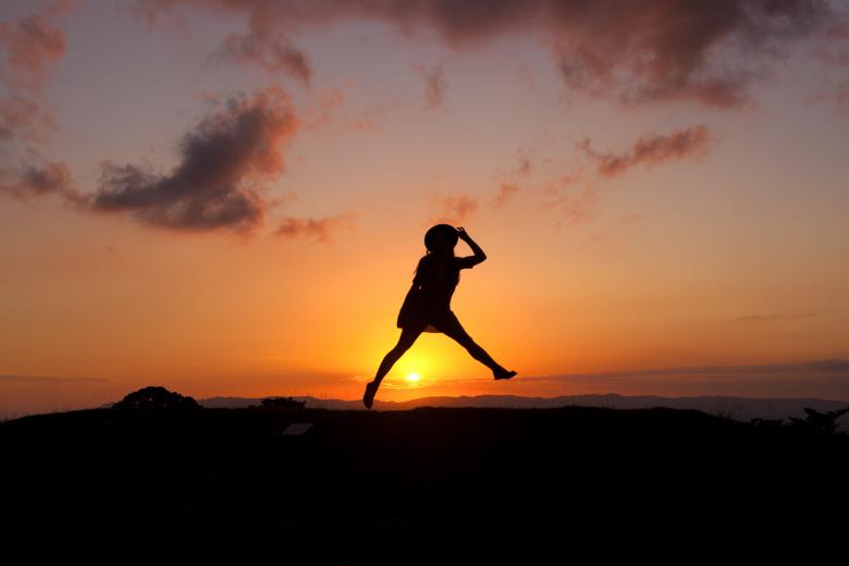 Free stock image of Sunset Jump created by Unsplash