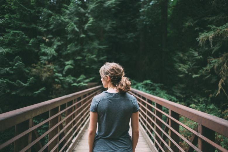 Free stock image of Girl on Bridge created by Unsplash