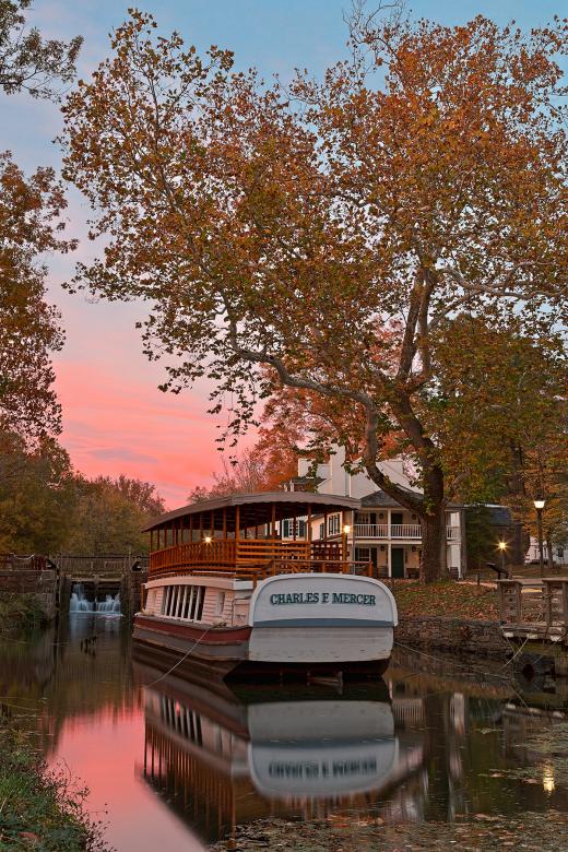 Free stock image of Autumn Twilight Canal - HDR created by Nicolas Raymond