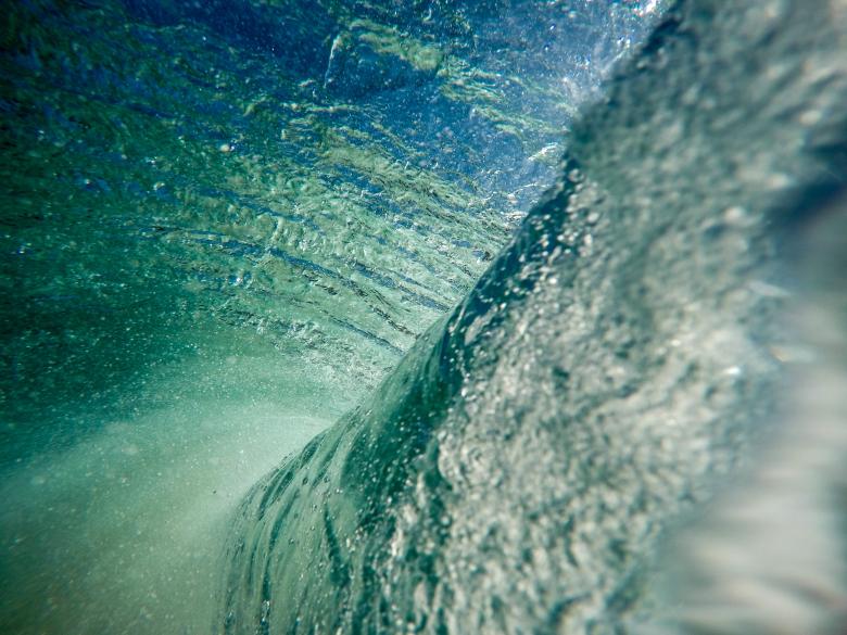 Free stock image of Inside the Wave created by Unsplash