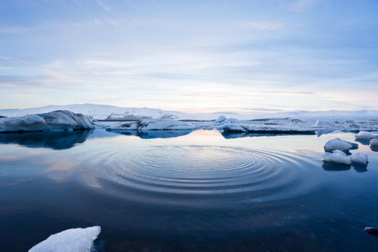 Free stock image of Ripples in Glacier Lagoon created by Unsplash