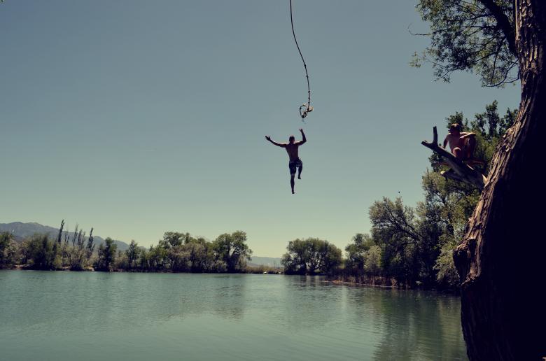 Free stock image of Jumping Man created by Unsplash