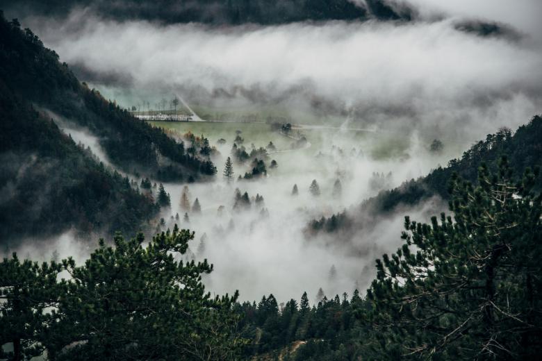 Free stock image of Mountain Fog created by Unsplash