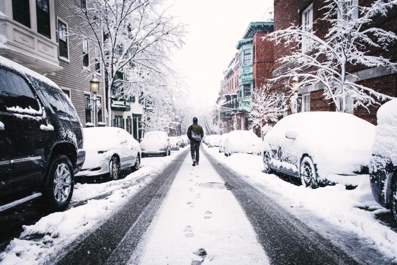 Free stock image of Snowy Walk created by Unsplash