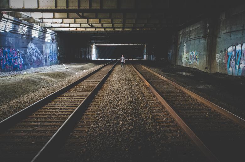 Free stock image of Alone in Train Tunnel created by Unsplash