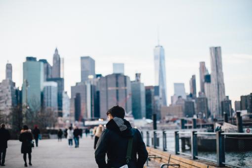 Free Stock Photo of Walk towards the city