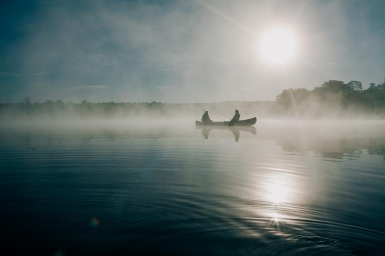 Free stock image of Peace on the lake created by Unsplash