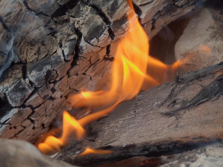 Free stock image of Burning wood created by Unsplash