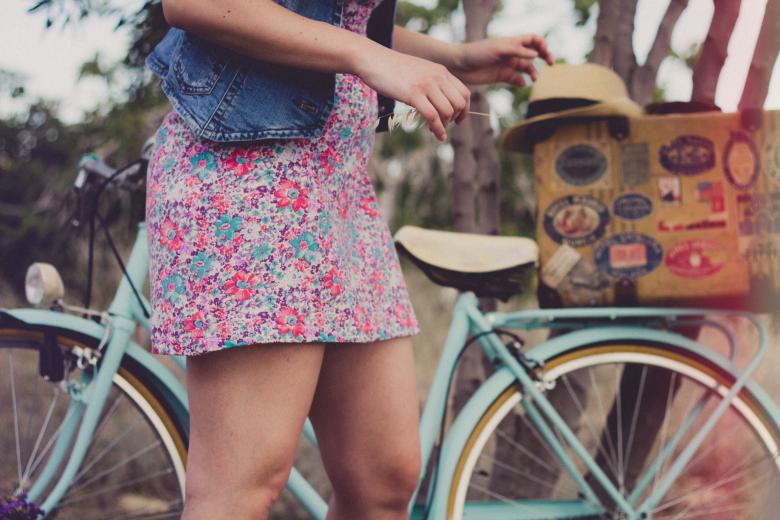 Free stock image of Girl on the cycle created by Unsplash