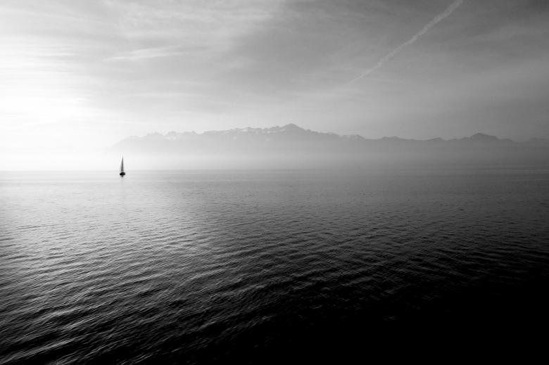 Free stock image of Alone in the vast sea created by Unsplash