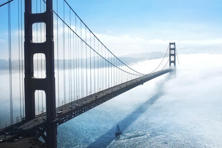 Free stock image of Traffic on the Bridge created by Unsplash
