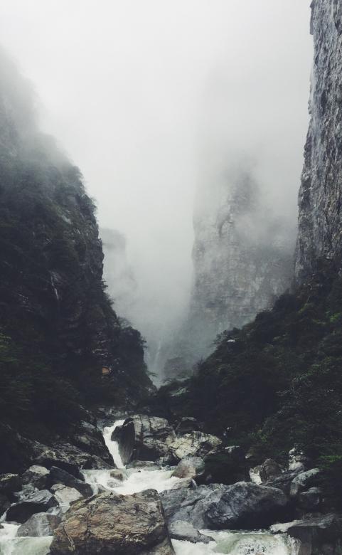 Free stock image of Cloudy Canyon created by Unsplash