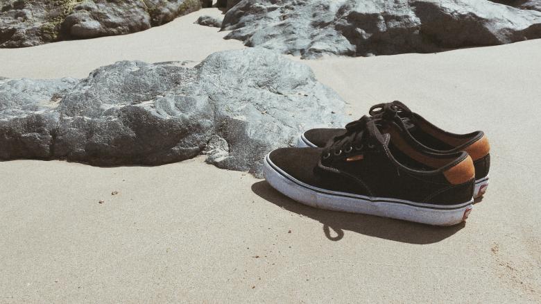 Free stock image of Shoes on sand created by Life of Pix