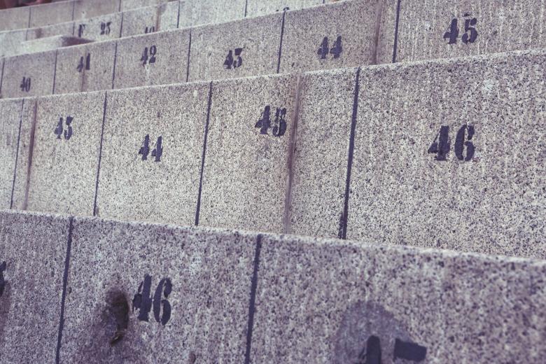 Free stock image of Concrete numbers created by Life of Pix