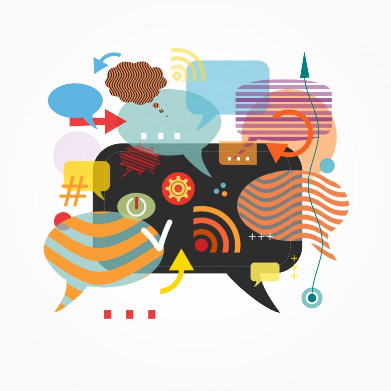 Free stock image of Speech Bubbles - Abstract Communication Concept created by Jack Moreh