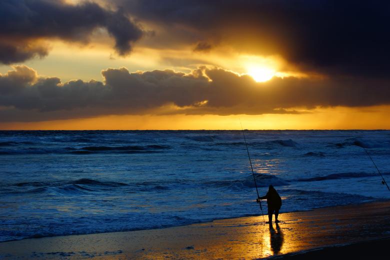 Free stock image of Fisherman At The Beach created by Life of Pix