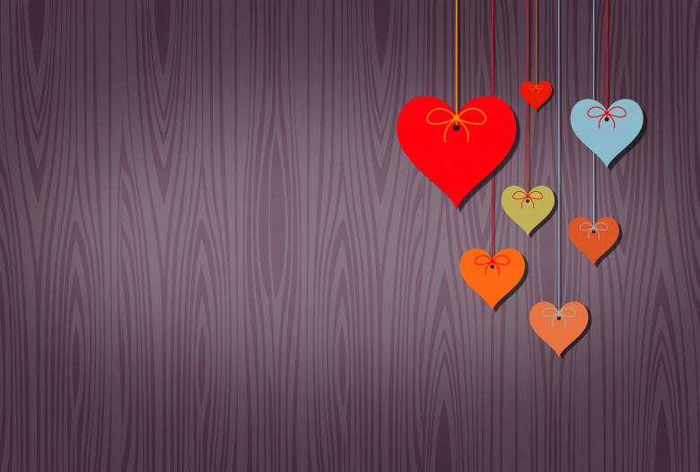 Free stock image of Hearts Background with Copyspace created by Jack Moreh