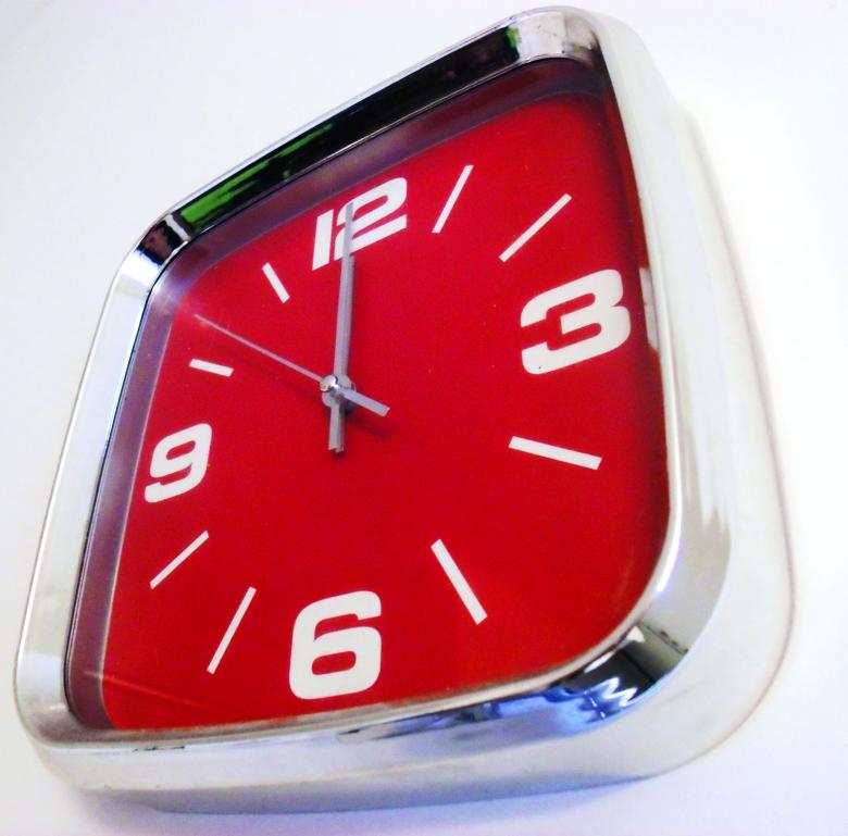 Free stock image of Red Clock created by David M