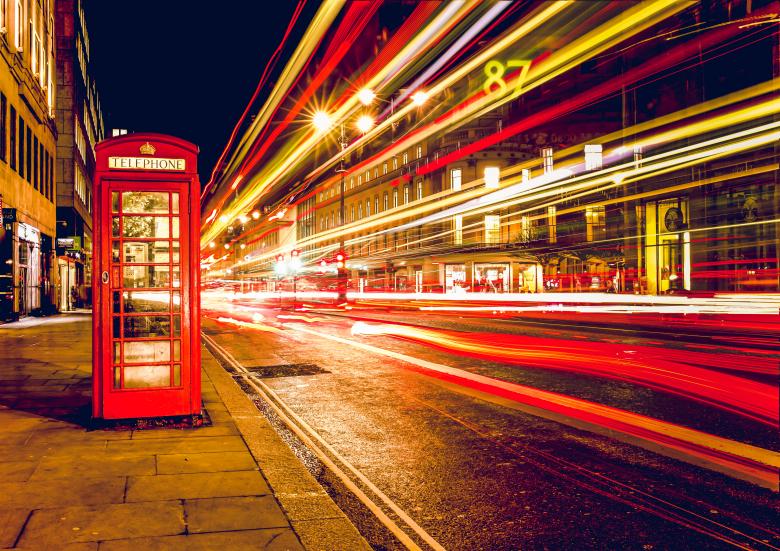 Free stock image of Phone Booth Long Exposure created by Negativespace