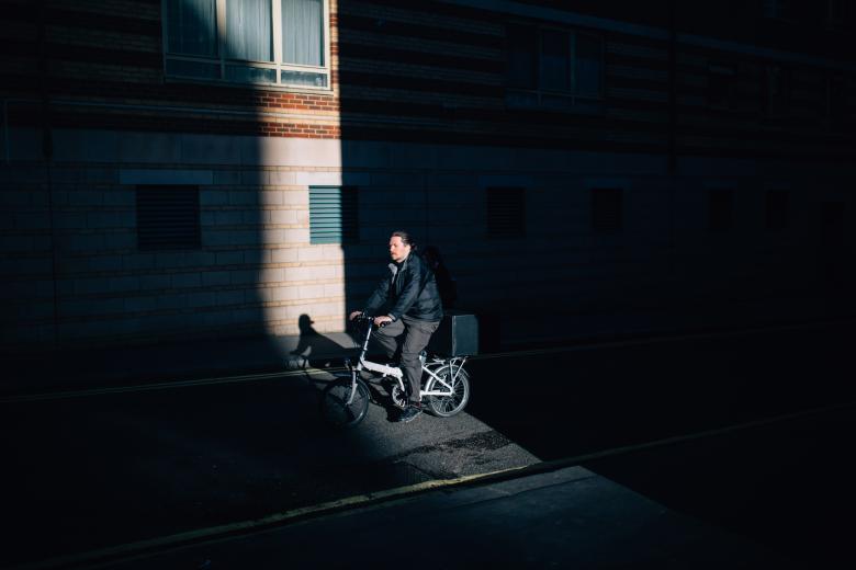 Free stock image of Cyclist created by Negativespace