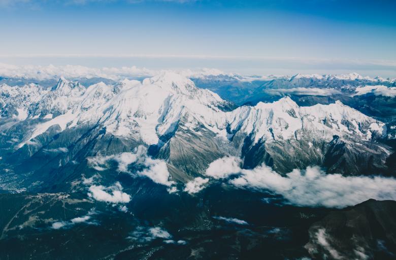 Free stock image of Ice Covered Mountain created by Negativespace