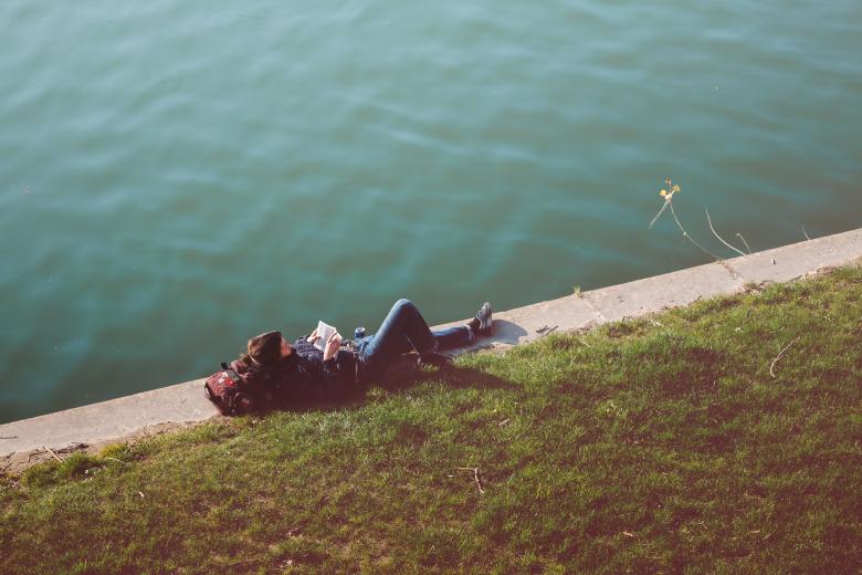 Free stock image of Reading on the edge created by Unsplash