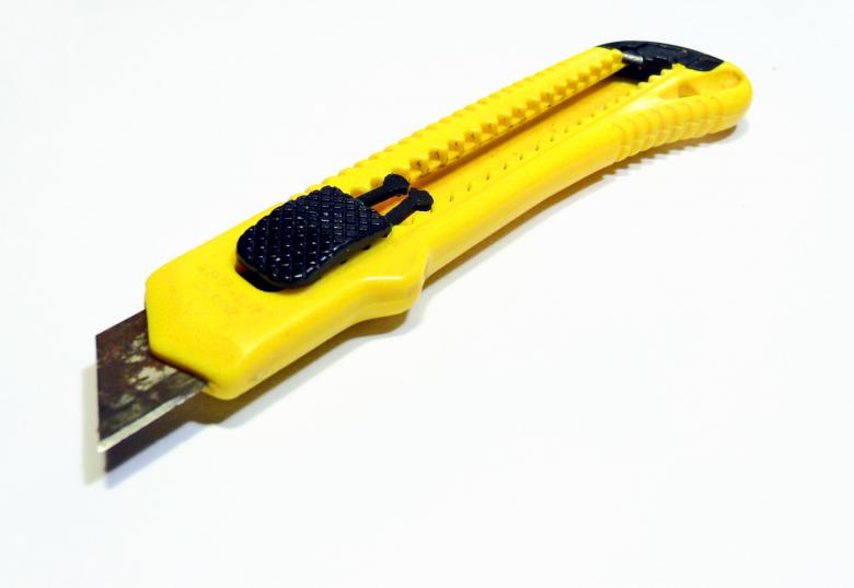Free stock image of Yellow Box cutter created by David M