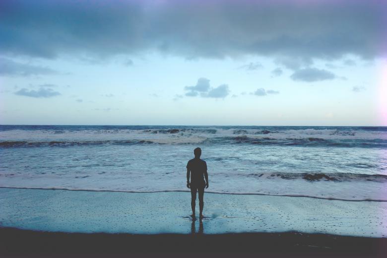 Free stock image of Man At The Beach created by StockSnap