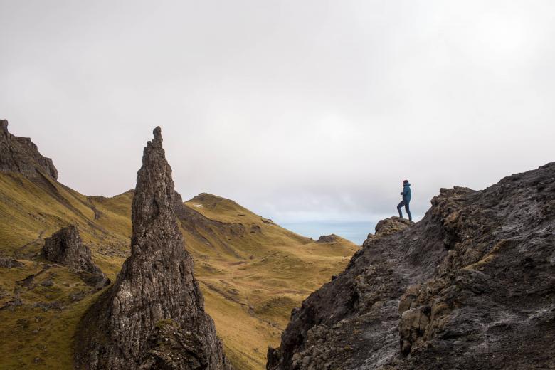 Free stock image of Man On The Mountain created by StockSnap