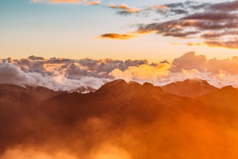 Free stock image of Sunset created by StockSnap