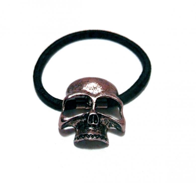 Free stock image of Copper tone 3d skull head band created by David M