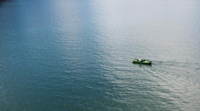 Free stock image of Boating Alone created by Unsplash