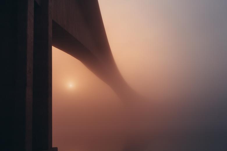 Free stock image of Bridge In The Mist created by StockSnap
