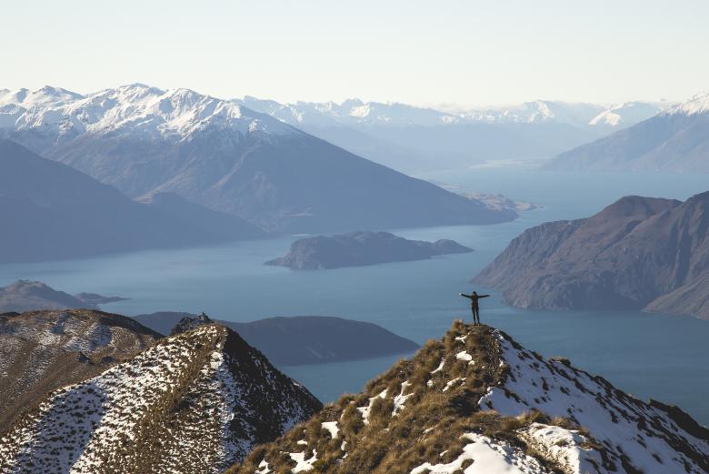Free stock image of Man On The Hill created by StockSnap