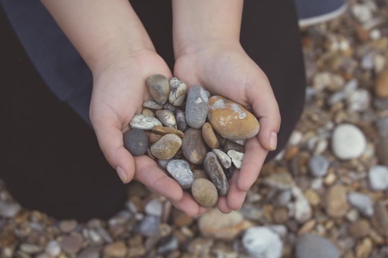 Free stock image of Stones In Hand created by StockSnap