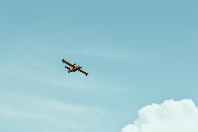 Free stock image of Airplane in the sky created by StockSnap